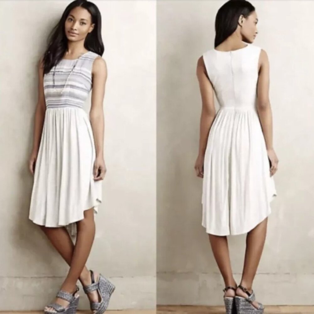 Anthropologie Dolan Left Coast Sabado Knit Sleeveless Fit n Flare Dress Size XS